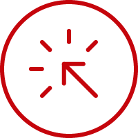 Line art image of a power button